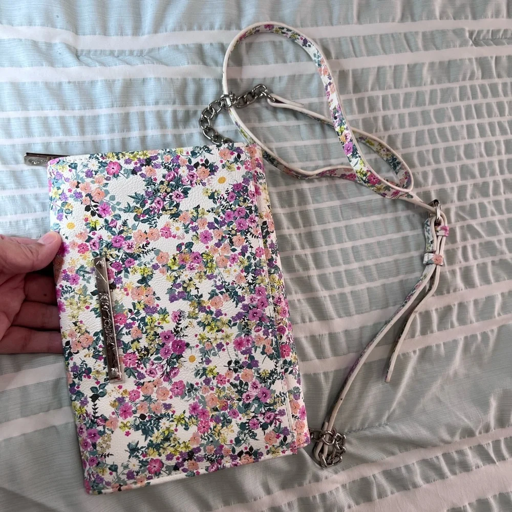 Betsey Johnson Floral Crossbody Bag.